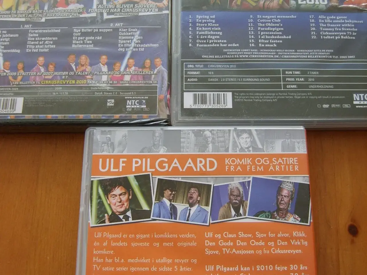 Billede 2 - ULF PILGAARD. komik og satire 3 x film. BYD.