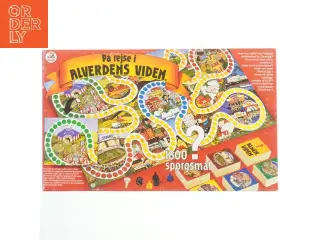 Brætspil 'På rejse i alverdens viden' fra Danspil (str. 45x27 cm)