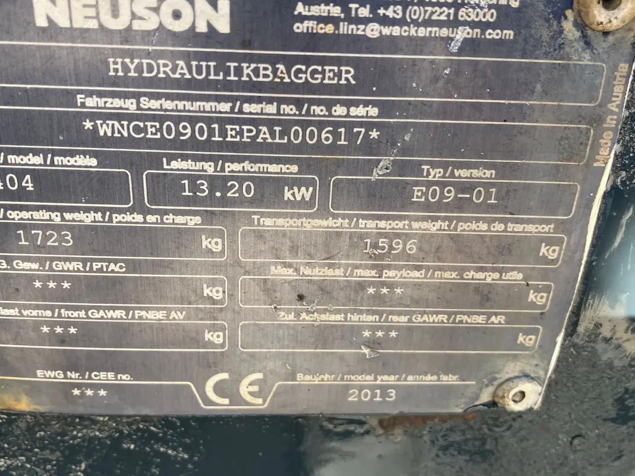 Billede 6 - Wacker Neuson 1404 Wacker Neuson 1404 Kører godt