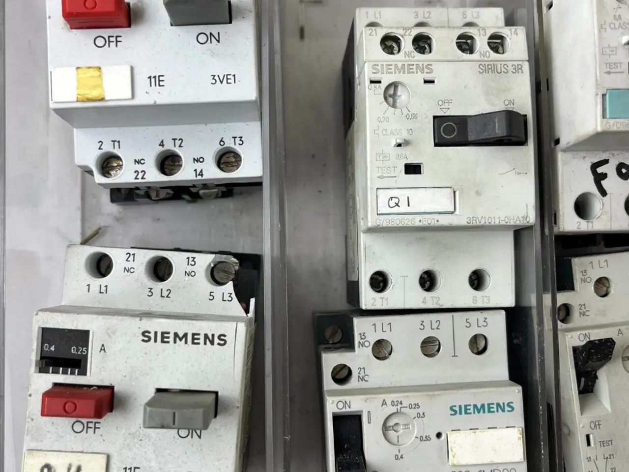 Billede 4 - Siemens Motor Starter parti 18pcs 3VE1 3RV 3VU