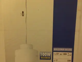 Massive loftslampe
