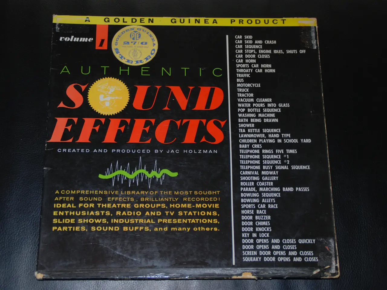Billede 1 - LP - AUTHENTIC SOUND EFFECTS