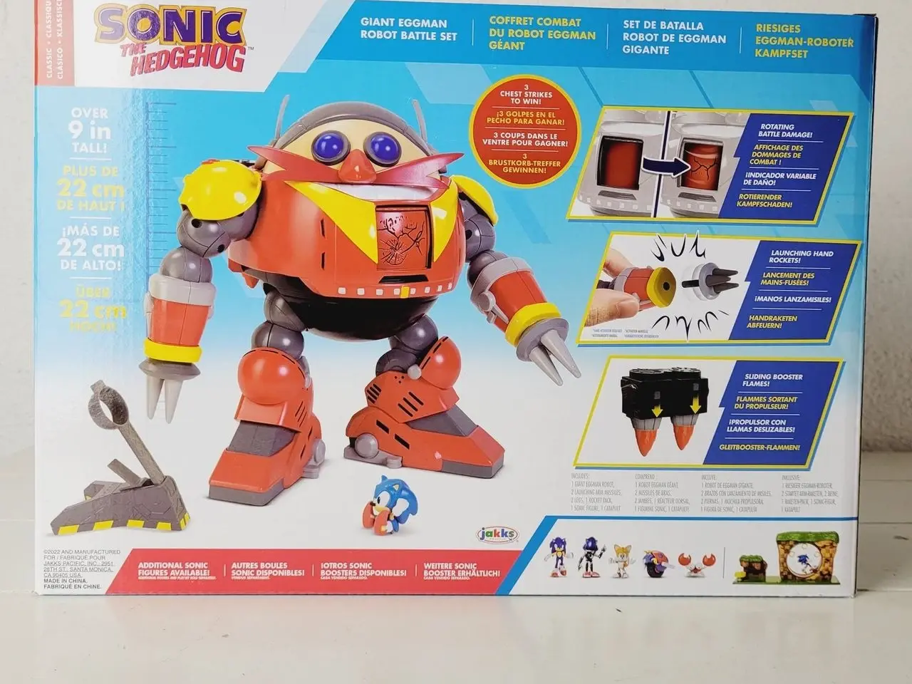 Billede 3 - ⭐️- Sonic The Hedgehog Giant Eggman Robot Battle