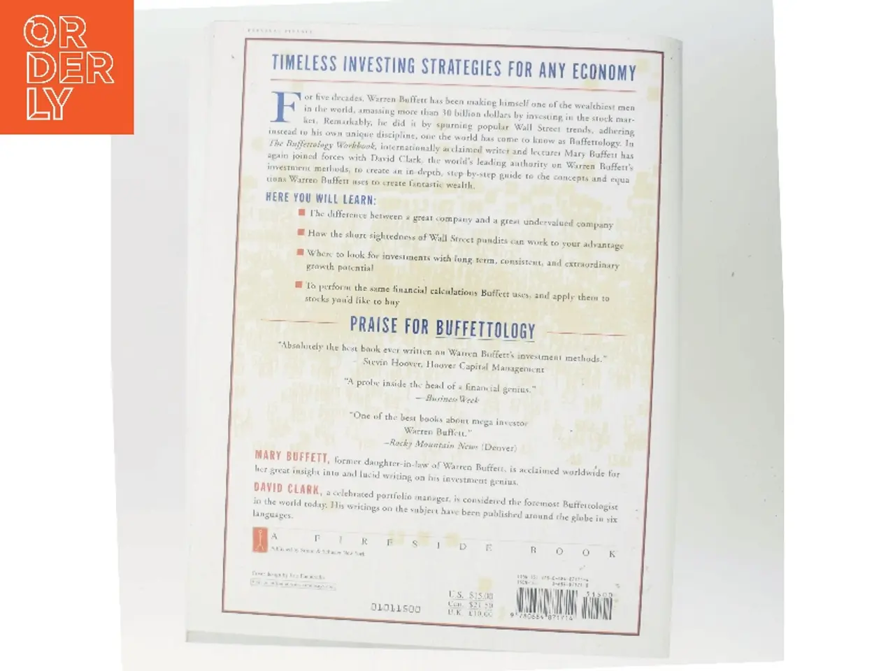 Billede 3 - The Buffettology Workbook (Bog)