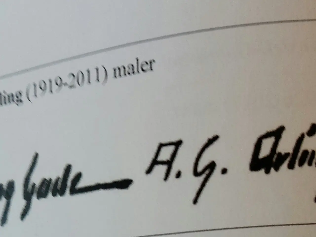 Billede 6 - ARLING GADE - ( 1919 - 2011 ) - oliemaleri