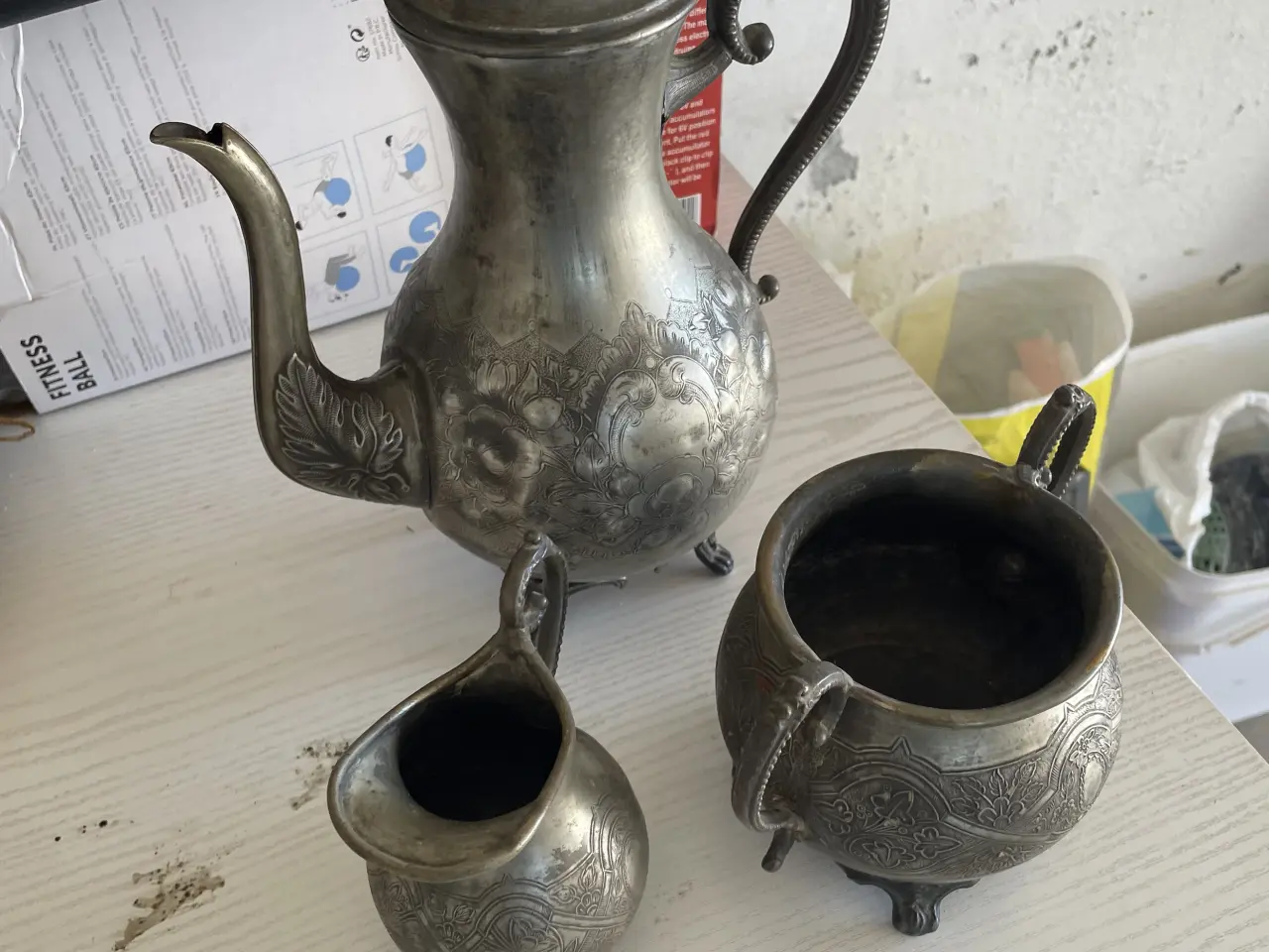 Billede 3 - Kaffekande/ sukker /fløde
