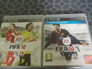 Fifa 12 og 14 til ps3