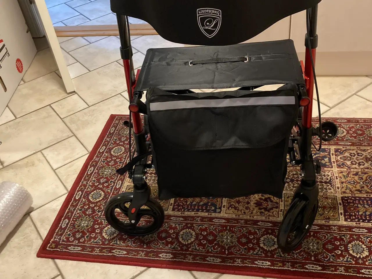Billede 1 - Rollator - HF150 metal rød