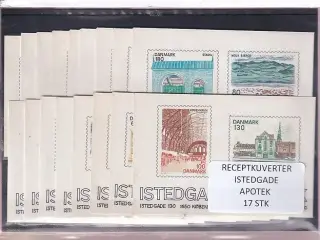 Receptkuverter - Istedgade Apotek - 17 Stk.