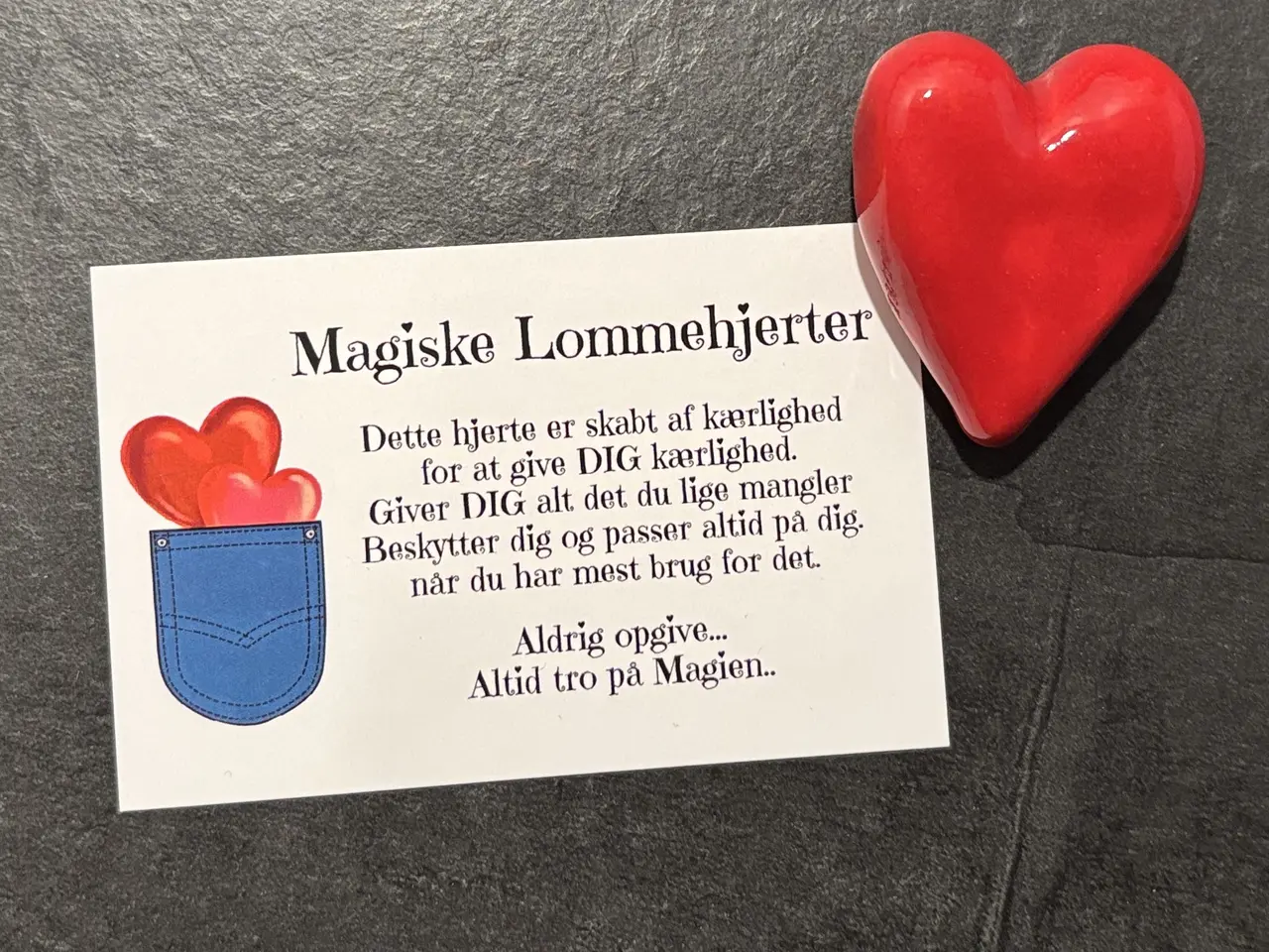 Billede 5 - Magiske lommehjerter i keramik