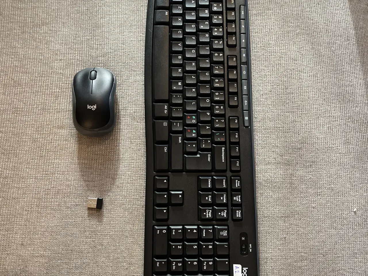 Billede 1 - Logitech trådløst tastatur K270 og mus M185 sæt