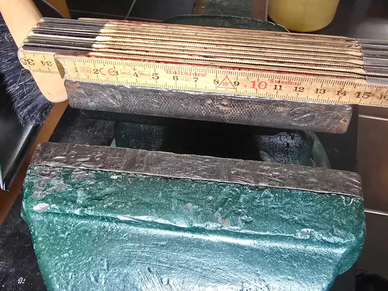 Billede 2 - Skruestik, 15cm kæber, Org. Record #6