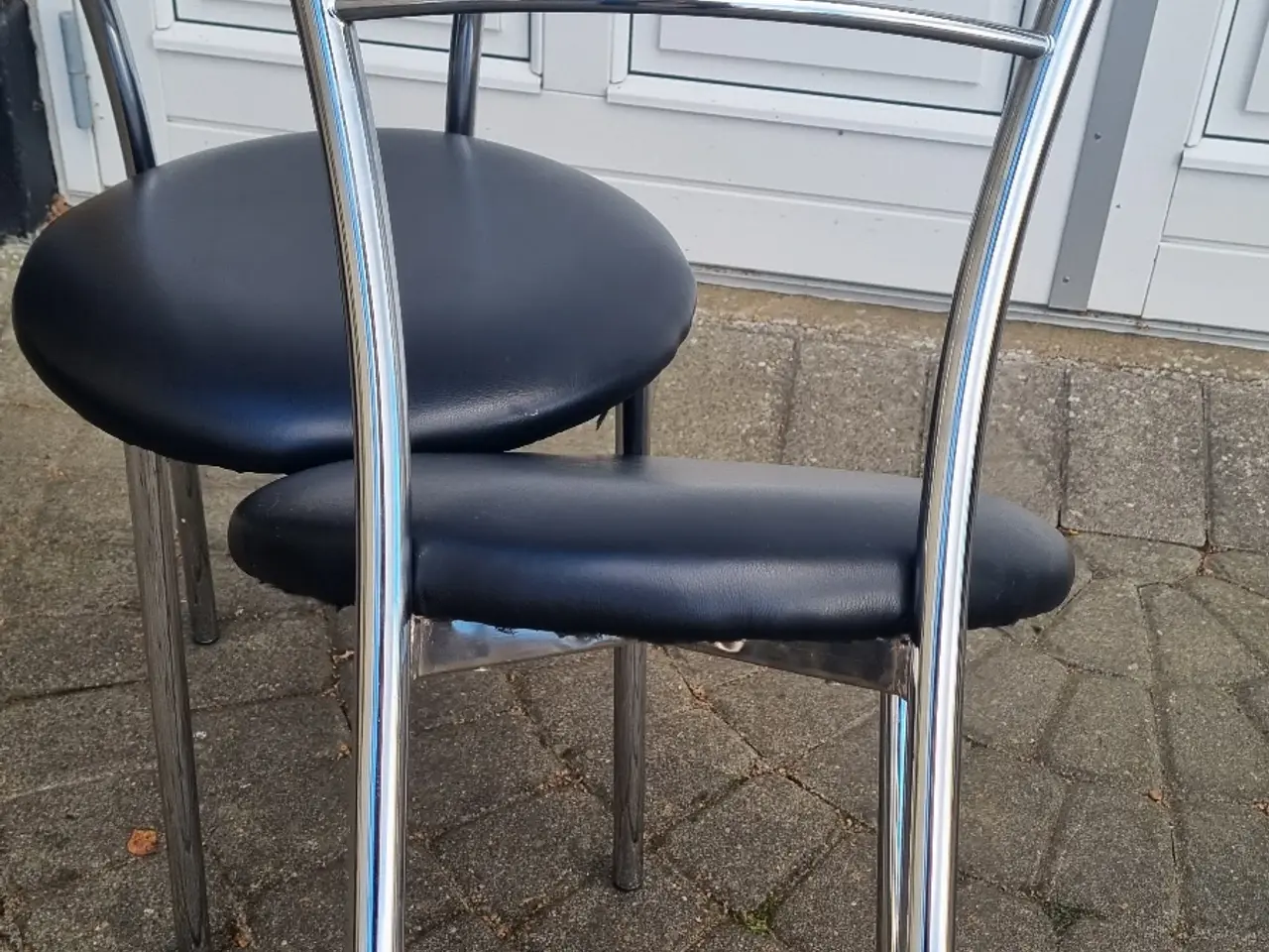 Billede 3 - Køkken stole krom/stål