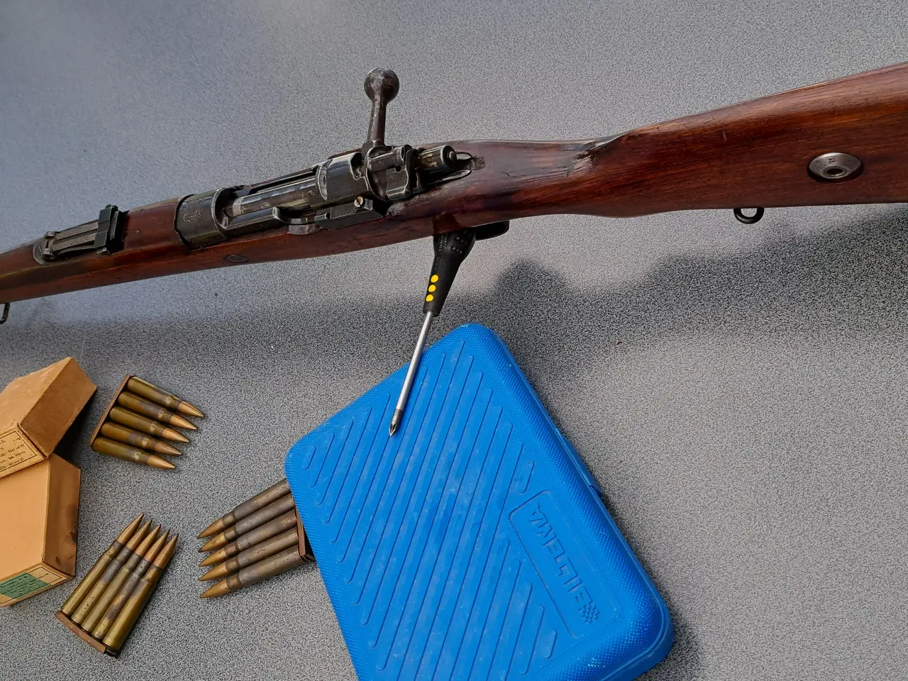 Billede 1 - Historisk våben "Mauser" riffel model 1924