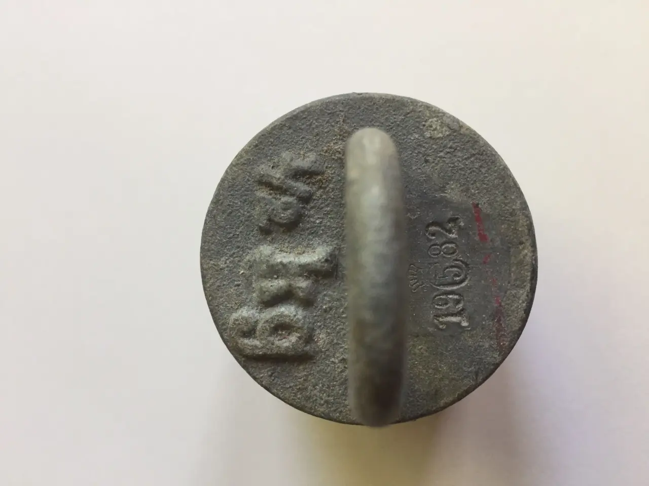 Billede 2 - Gammelt jernlod, ½ kg