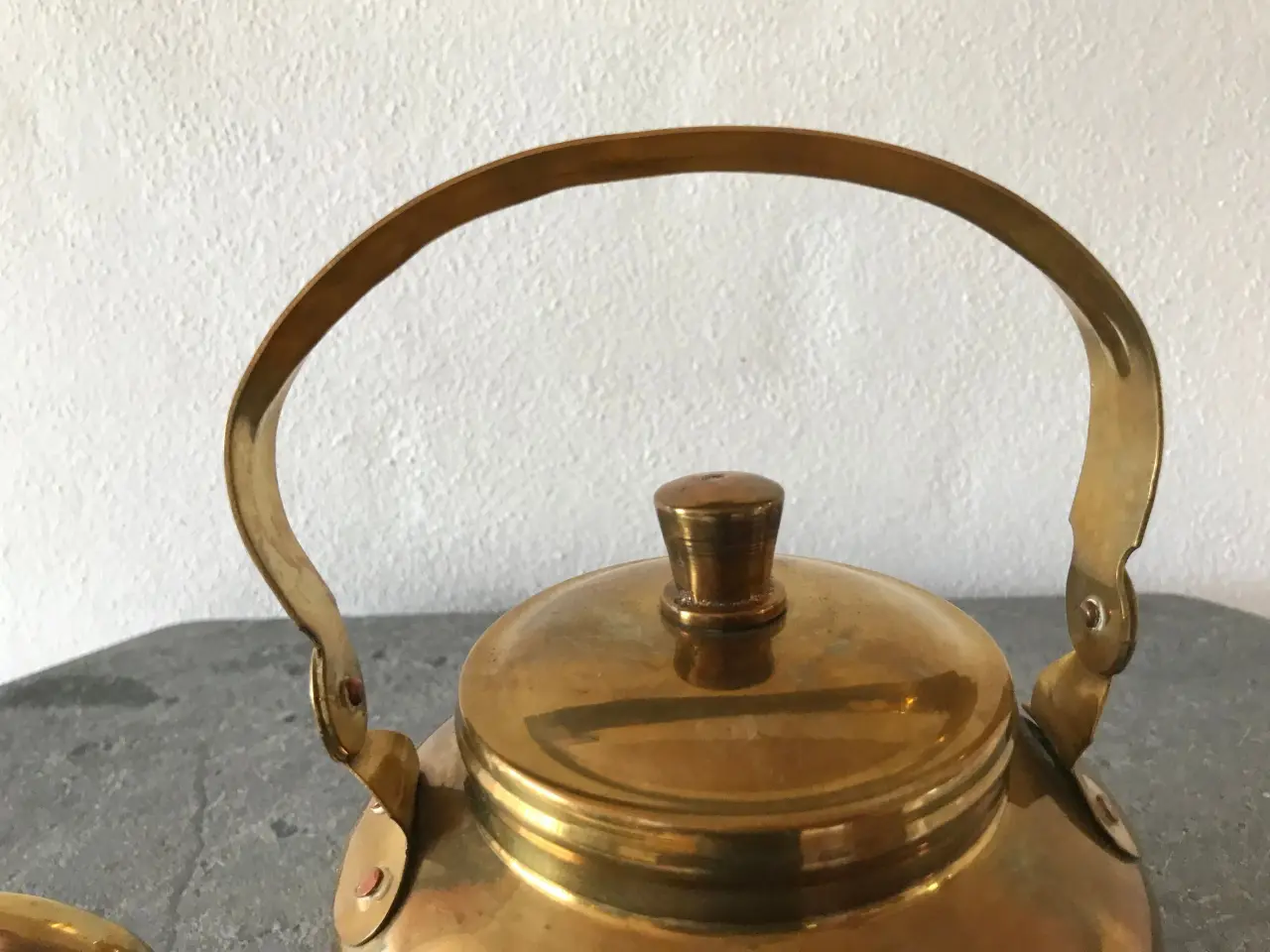Billede 6 - Vintage tepotte / tekande i messing