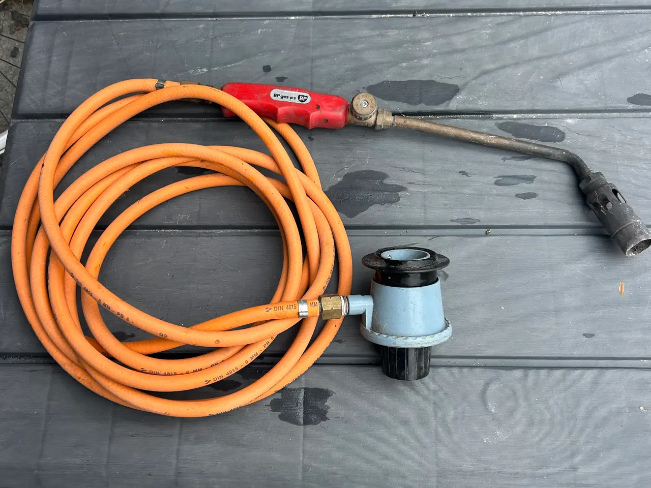 Billede 1 - Gas brænder med regulator