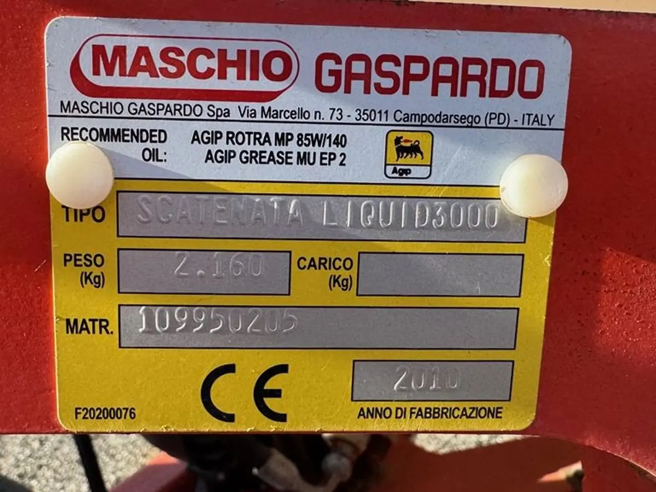 Billede 20 - Gaspardo Manta 12 rækker 75cm M/ Scatenata Liquid 3000 gødningsvogn