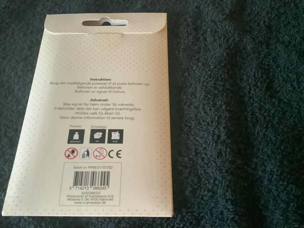 Billede 2 - Helt ny folieballon isvaffel 78X35 cm