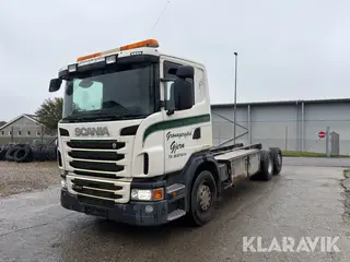 Lastbil chassis Scania G480 med førerhus