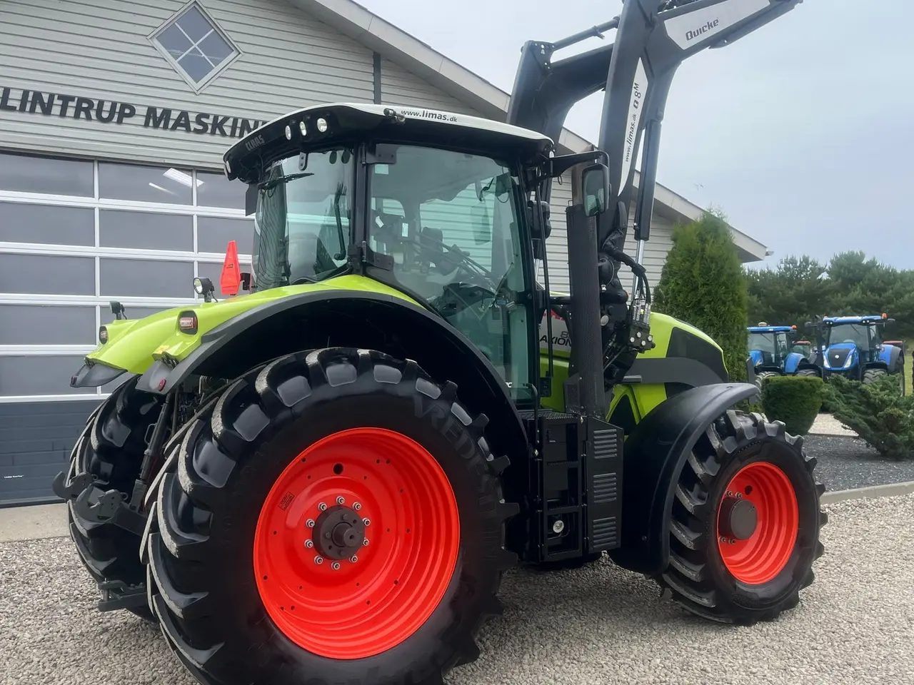 Billede 16 - CLAAS Axion 810 CMATIC Med frontlift og frontlæsser