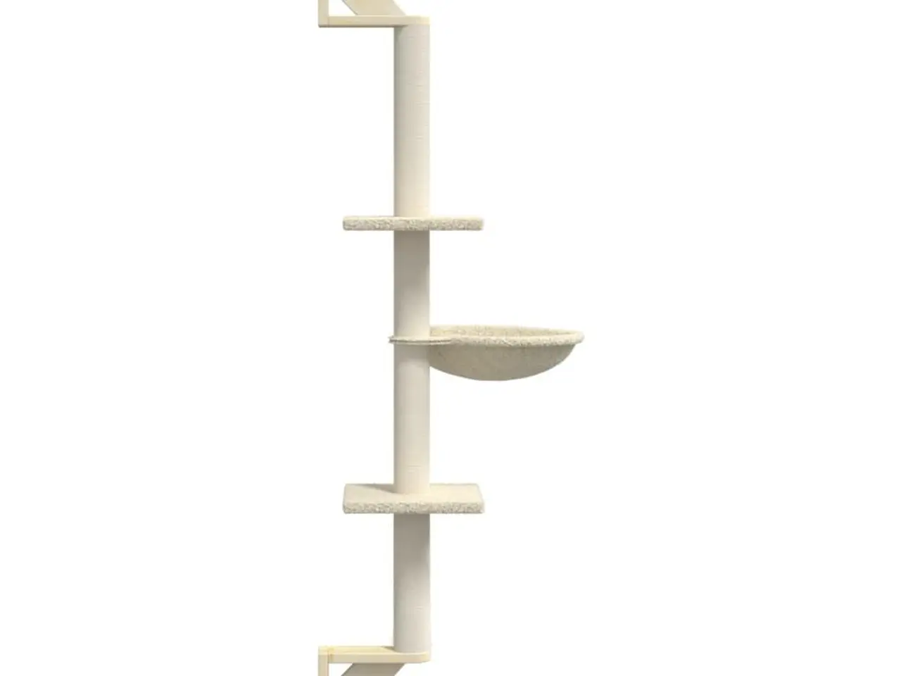 Billede 5 - Væghængt kradsetræ 142,5 cm - cremefarvet