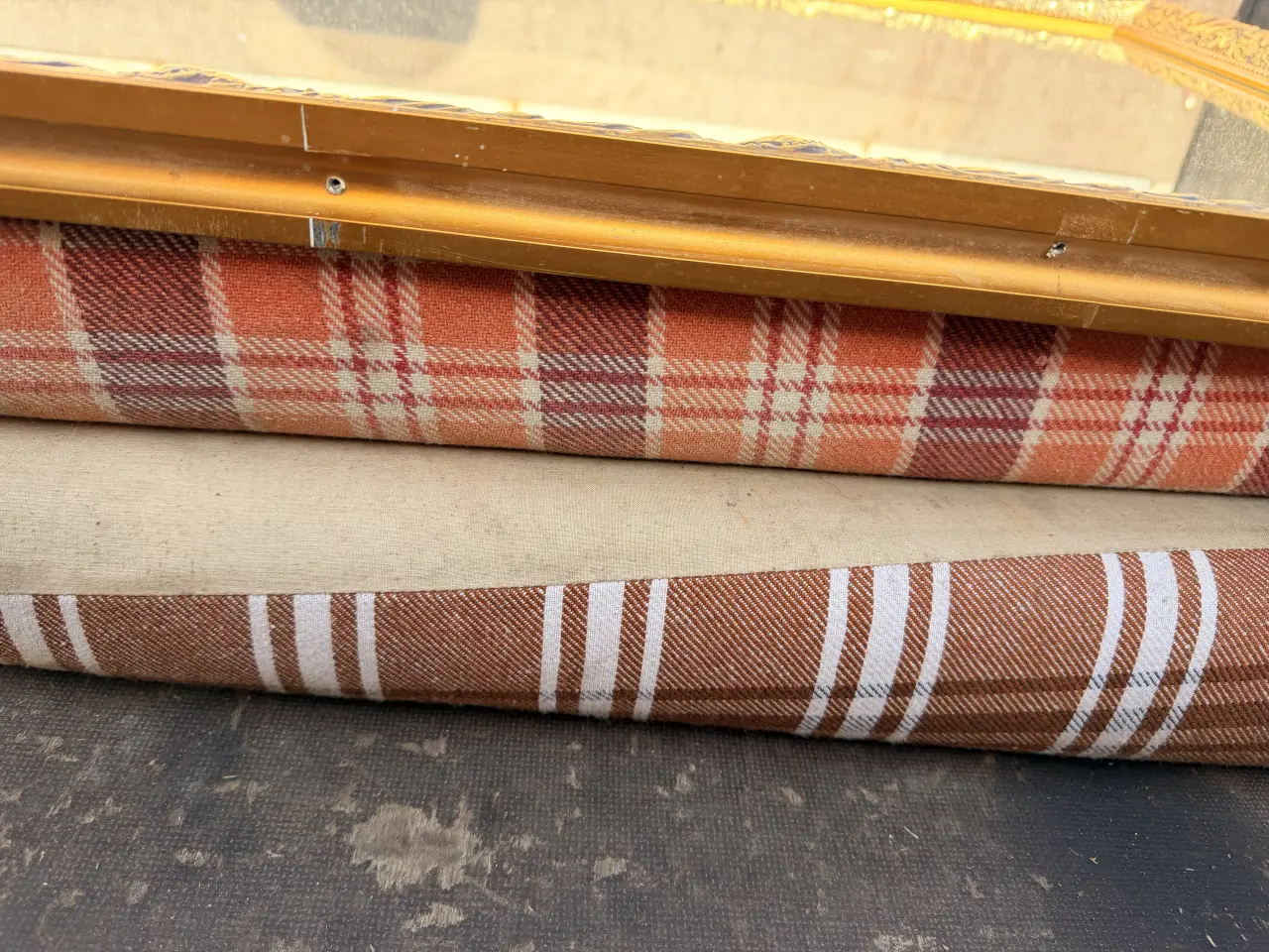 Billede 6 - Spejl 240x70cm med “guld” ramme
