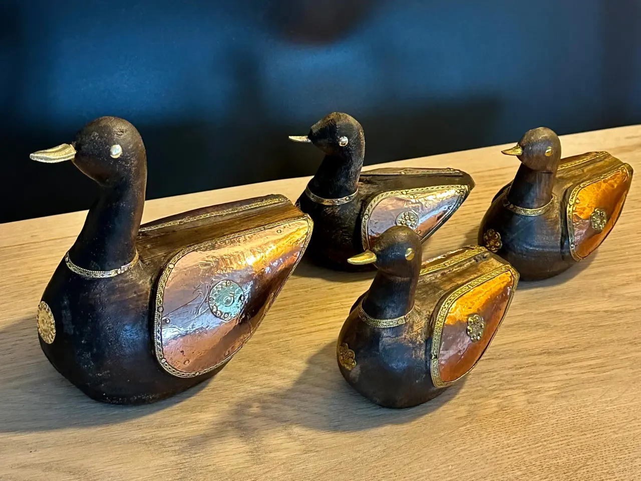 Billede 7 - Antikke håndskårede andefigurer sælges