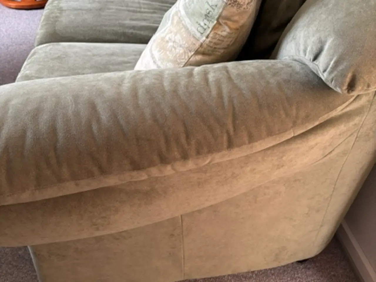 Billede 4 - 3-personers sofa med alcantara stof