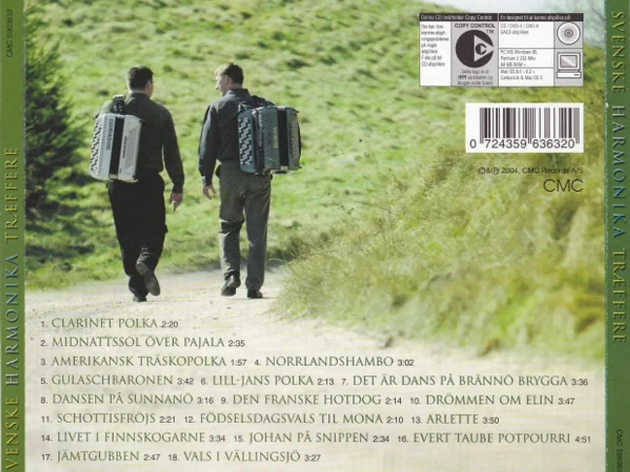 Billede 2 - Kristian* & Jens Peter* – Svenske Harmonika… – CD