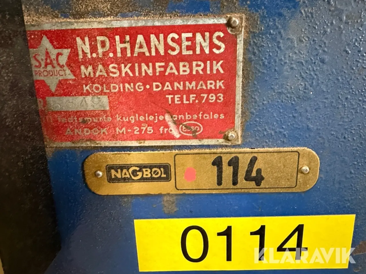 Billede 9 - Langhulsboremaskine Nagbøl 114