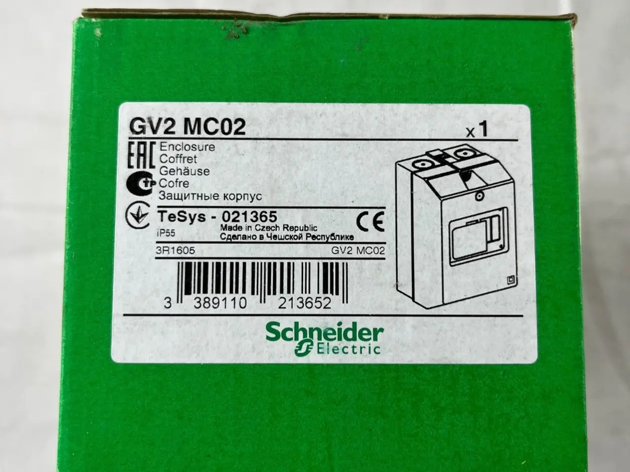 Billede 4 - Schneider Electric GV2MC02 TeSys GV2 kabinet IP55