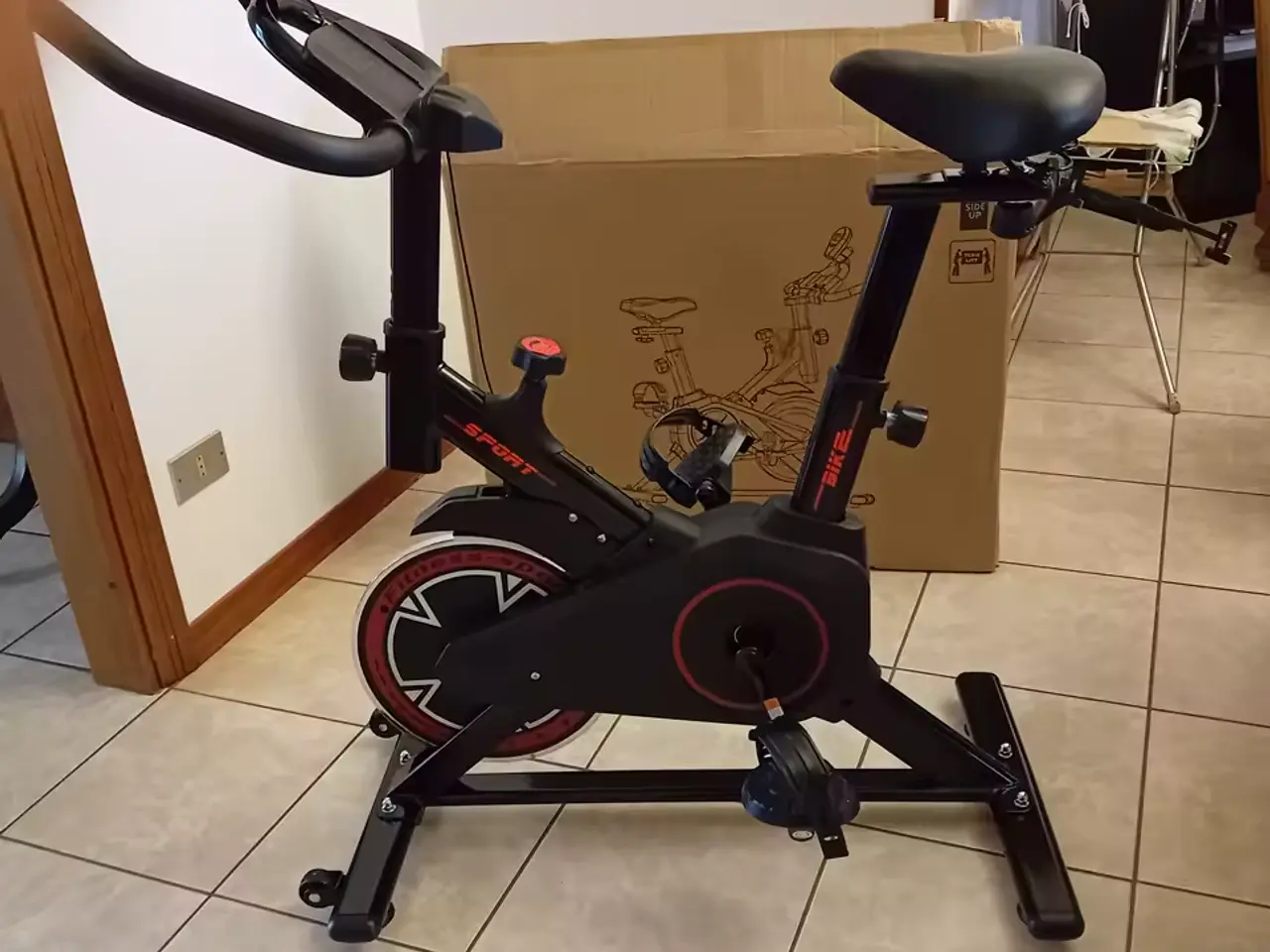 Billede 2 - Spinningcykel til hjemmetræning – 10 kg svinghjul