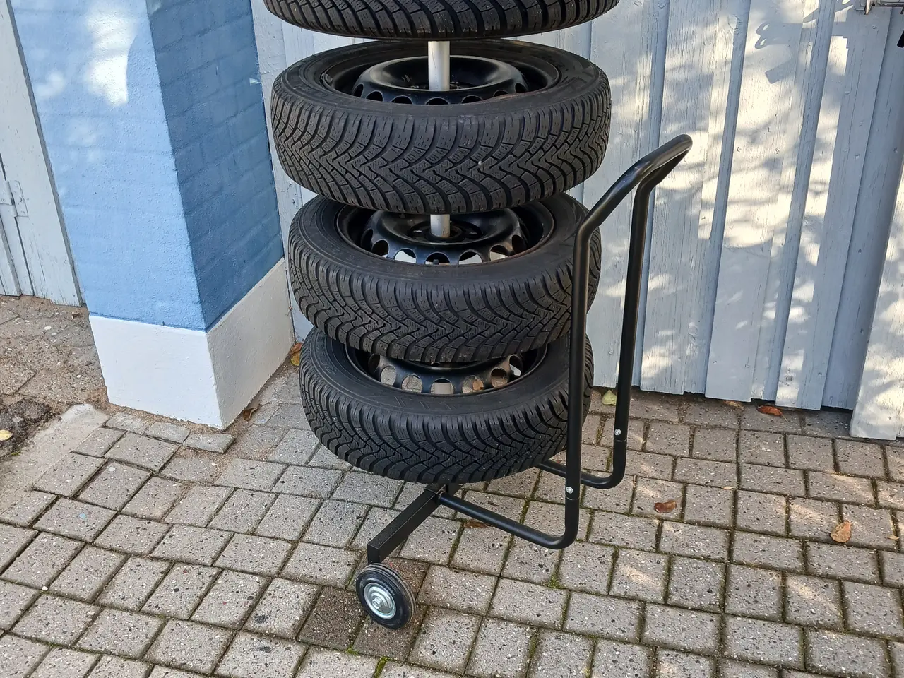 Billede 1 - 4 stk. vinterhjul til Citroen C1/Peugeot 107/Aygo
