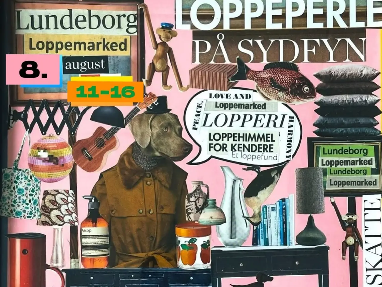 Billede 1 - Loppemarked i Lundeborg by