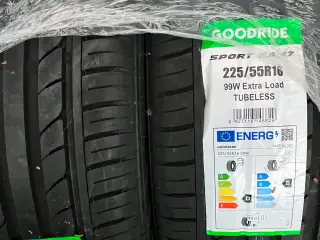 2 stk sommerdæk 225x55R16