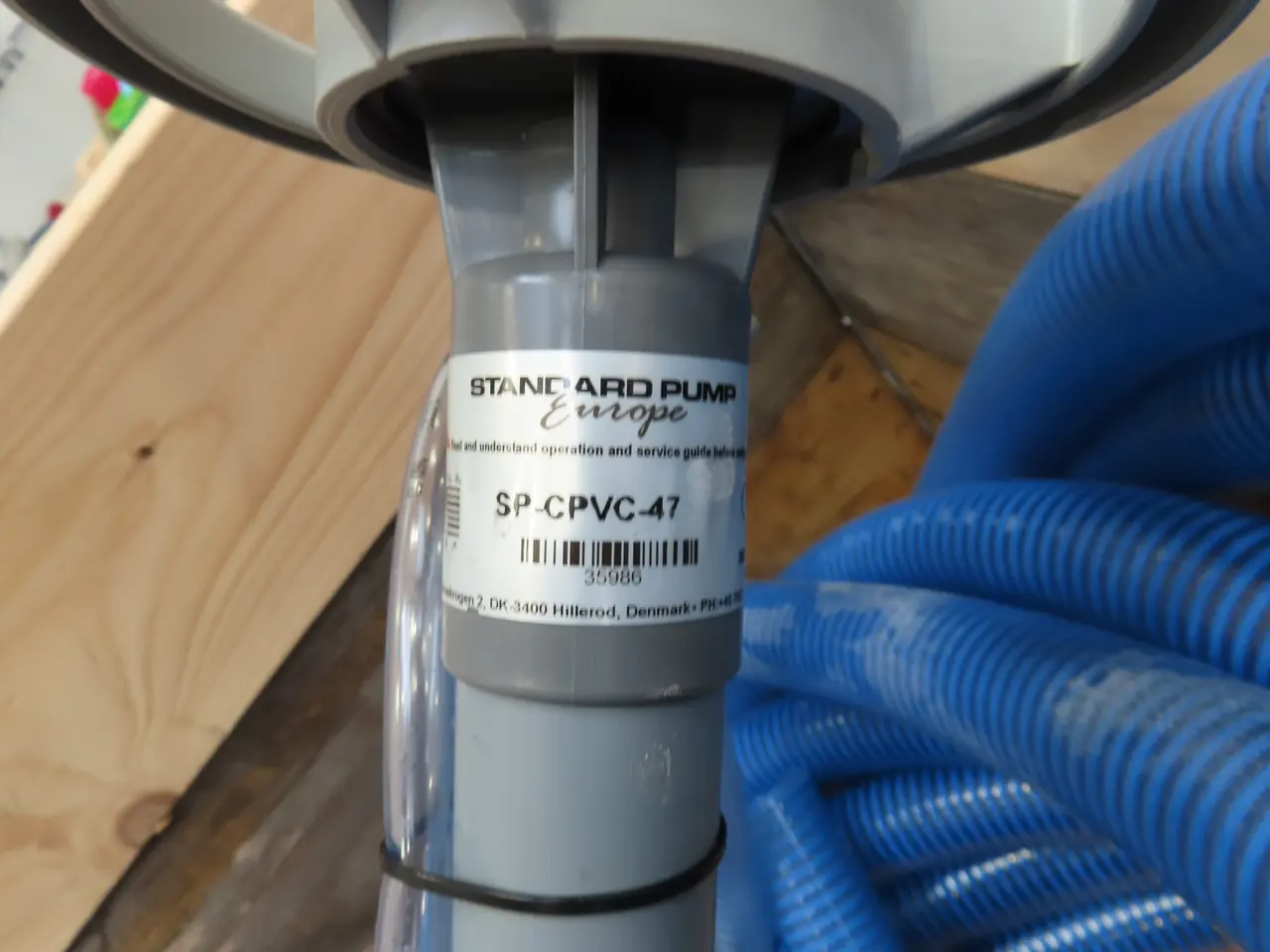 Billede 4 - Palle med slange og pumpe STANDARD PUMP SP-CPVC-47