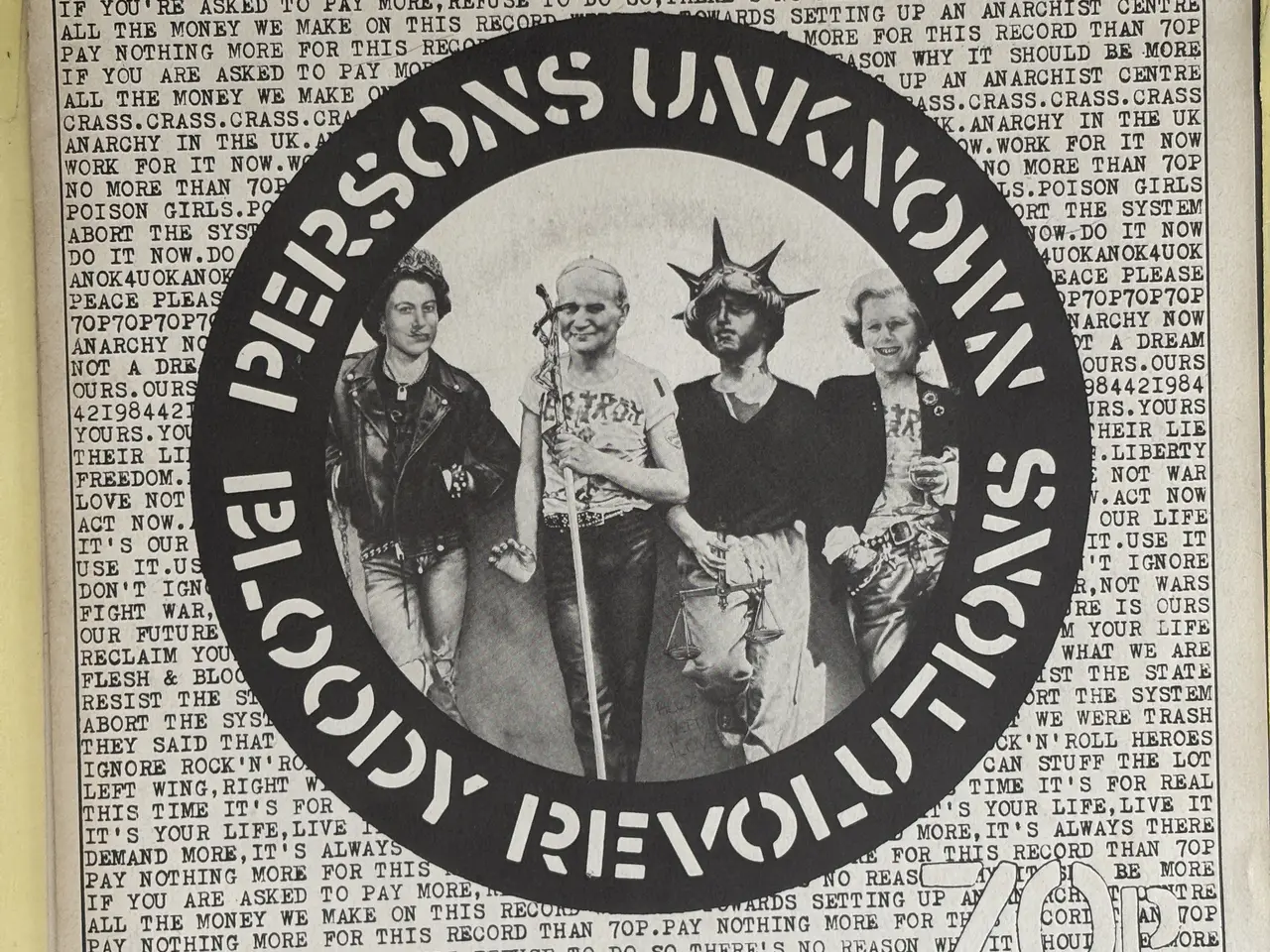Billede 5 - Anarko Punk – 4 vinyl LP, 12" 7" Crass Records UK