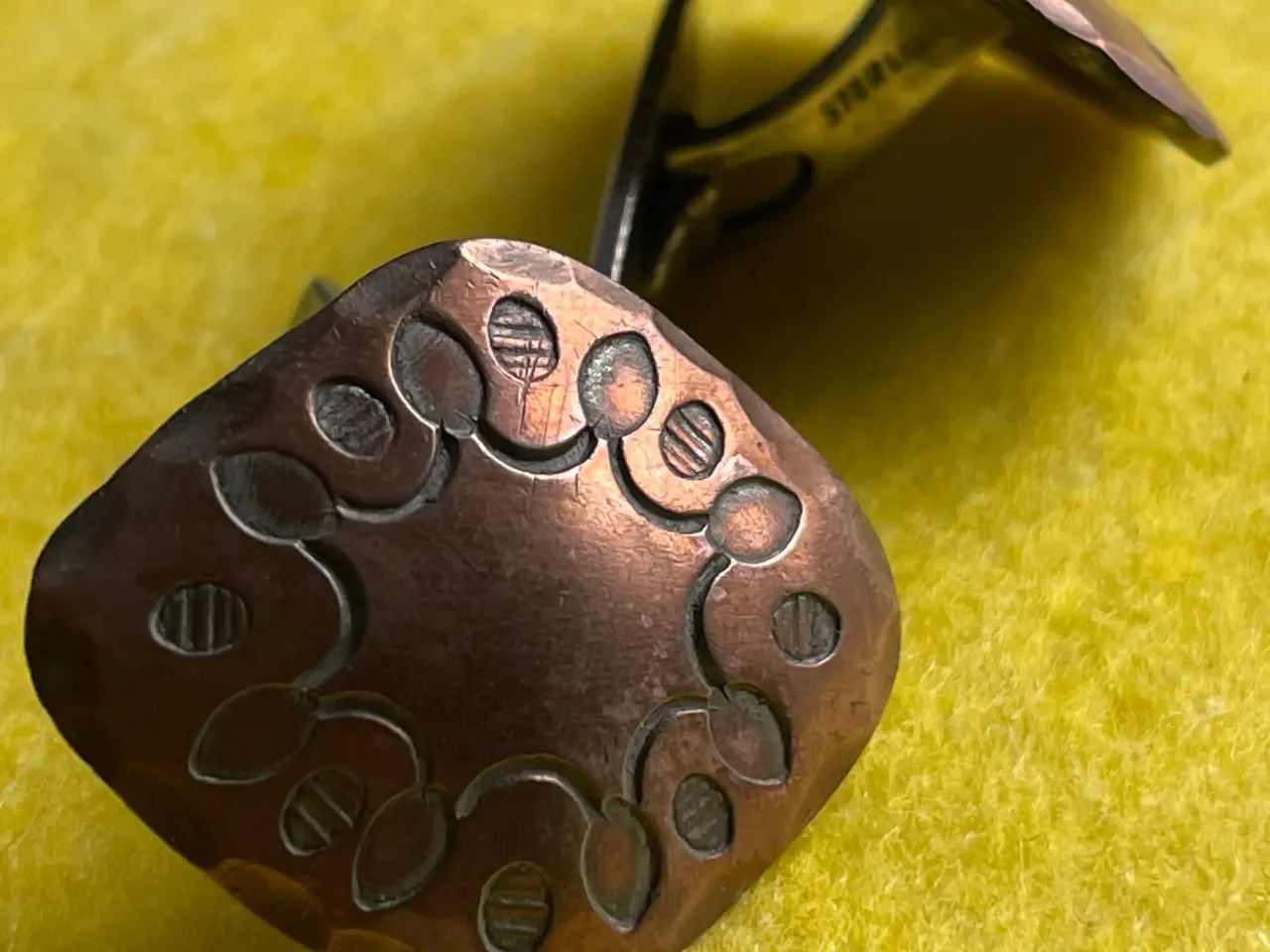 Billede 2 - Vintage manchetknapper af tin og sølv