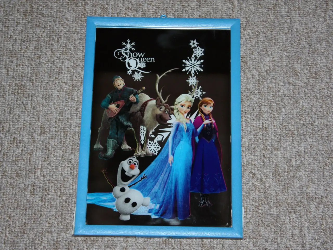 Billede 3 - Spejl med Disney motiv Frost Elsa & Anna 32 cm