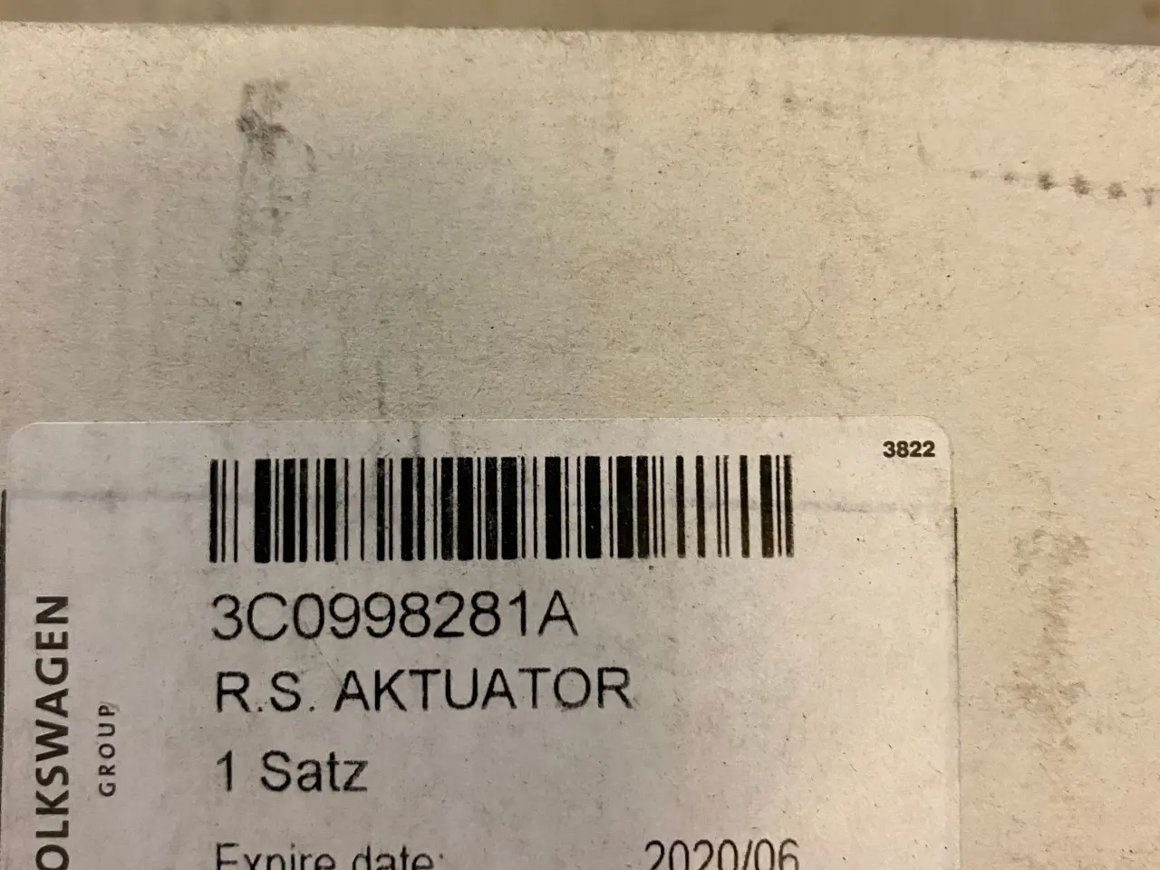 Billede 1 - VW motor til kaliber ( aktuator )