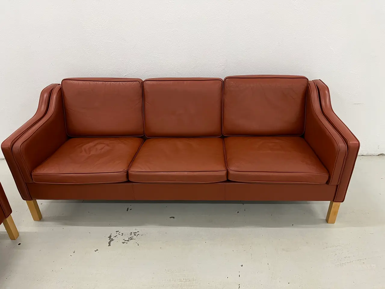 Billede 9 - Eksklusiv Mogens Hansen MH195 3+2 Pers.cognac 