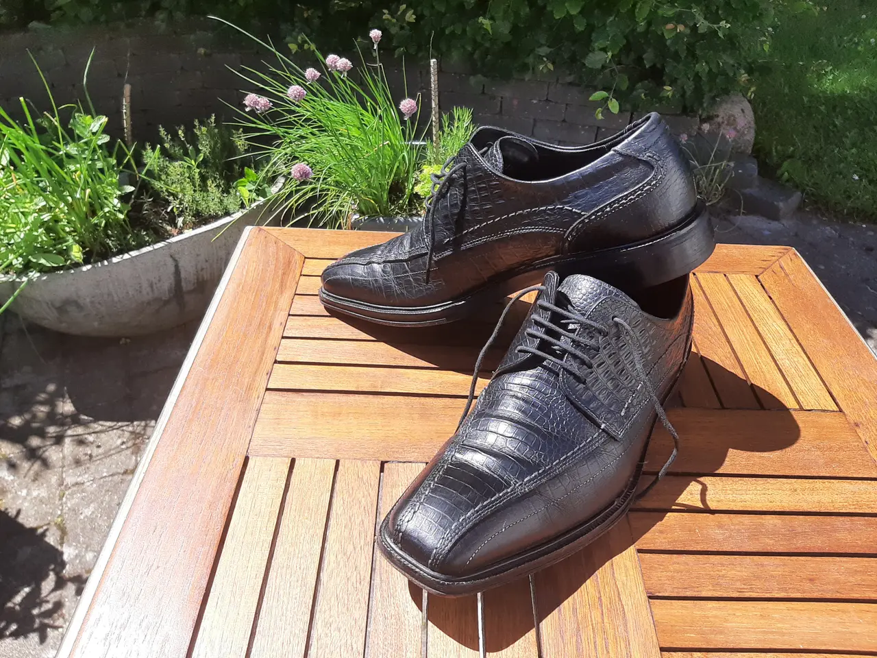Billede 7 - ECCO Classic design i krokodillelook ægte læder 45