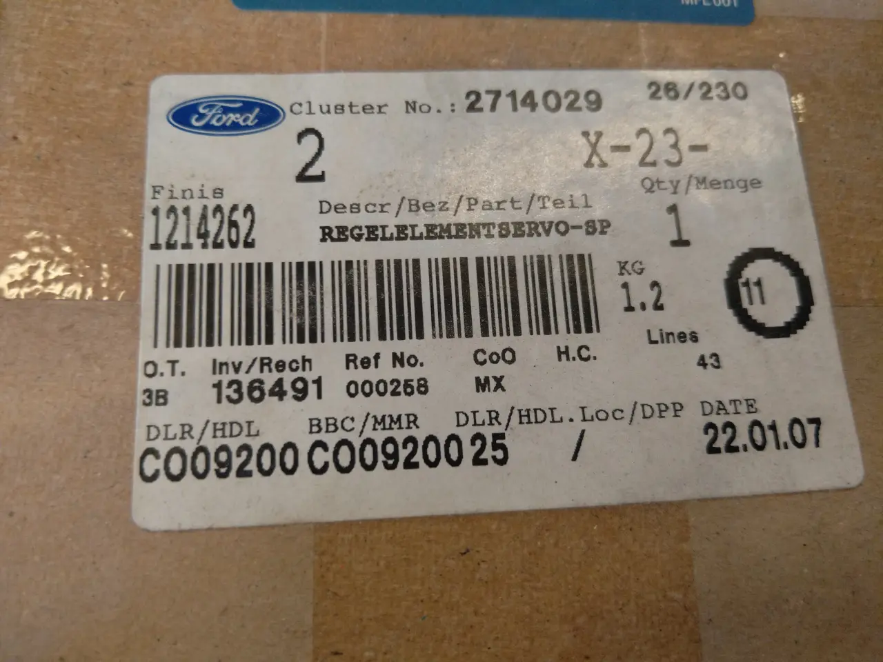 Billede 8 - Ford Mondeo Fartpilot / Cruise control modul