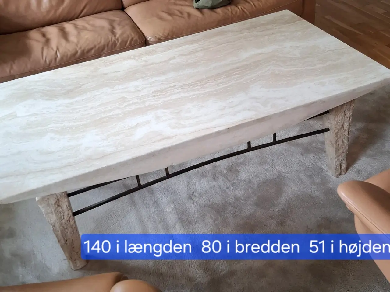 Billede 1 - Sofabord i marmor