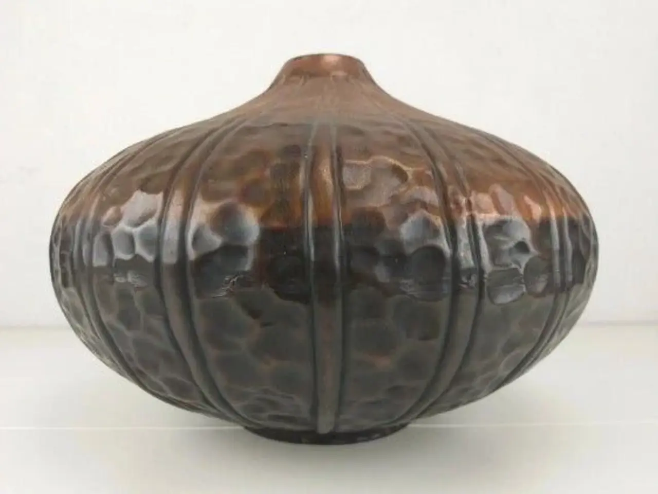 Billede 1 - Stor Boconcept vase i kobber