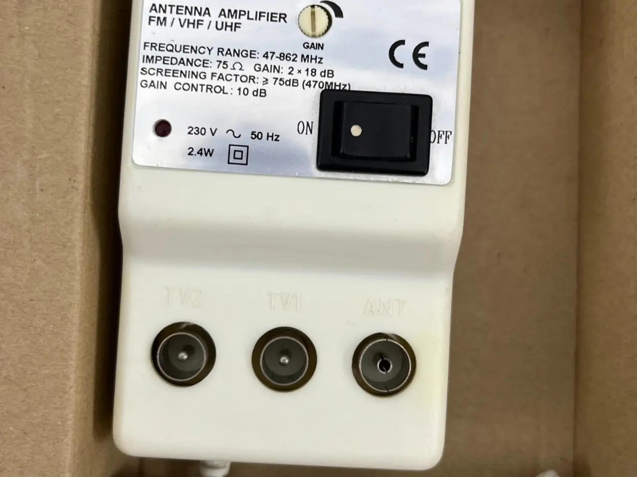 Billede 4 - FM VHF UHF Antenna Amplifier 47-862MHz 2x18dB Gain