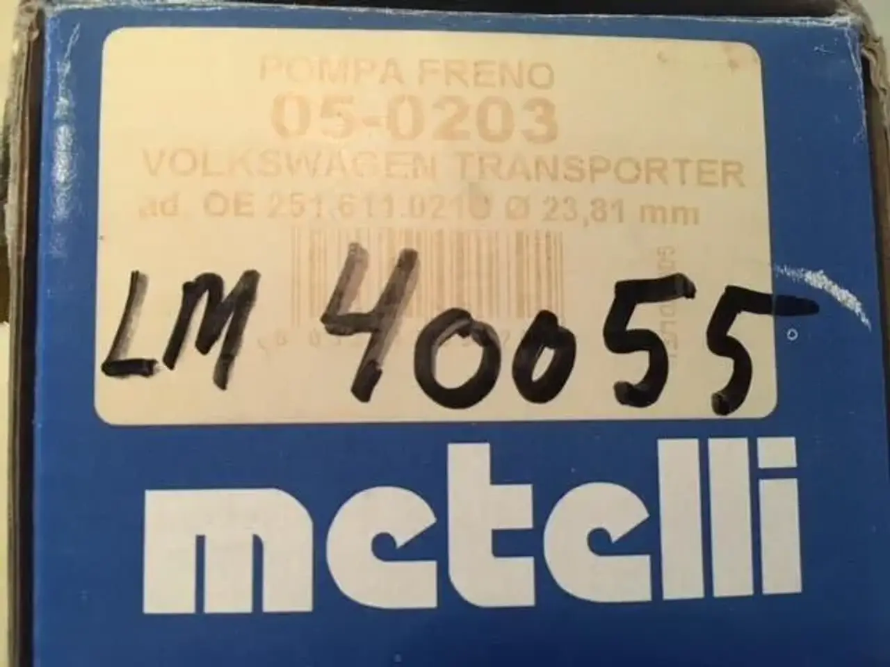 Billede 5 - VW T2 Bremsehovedcylinder