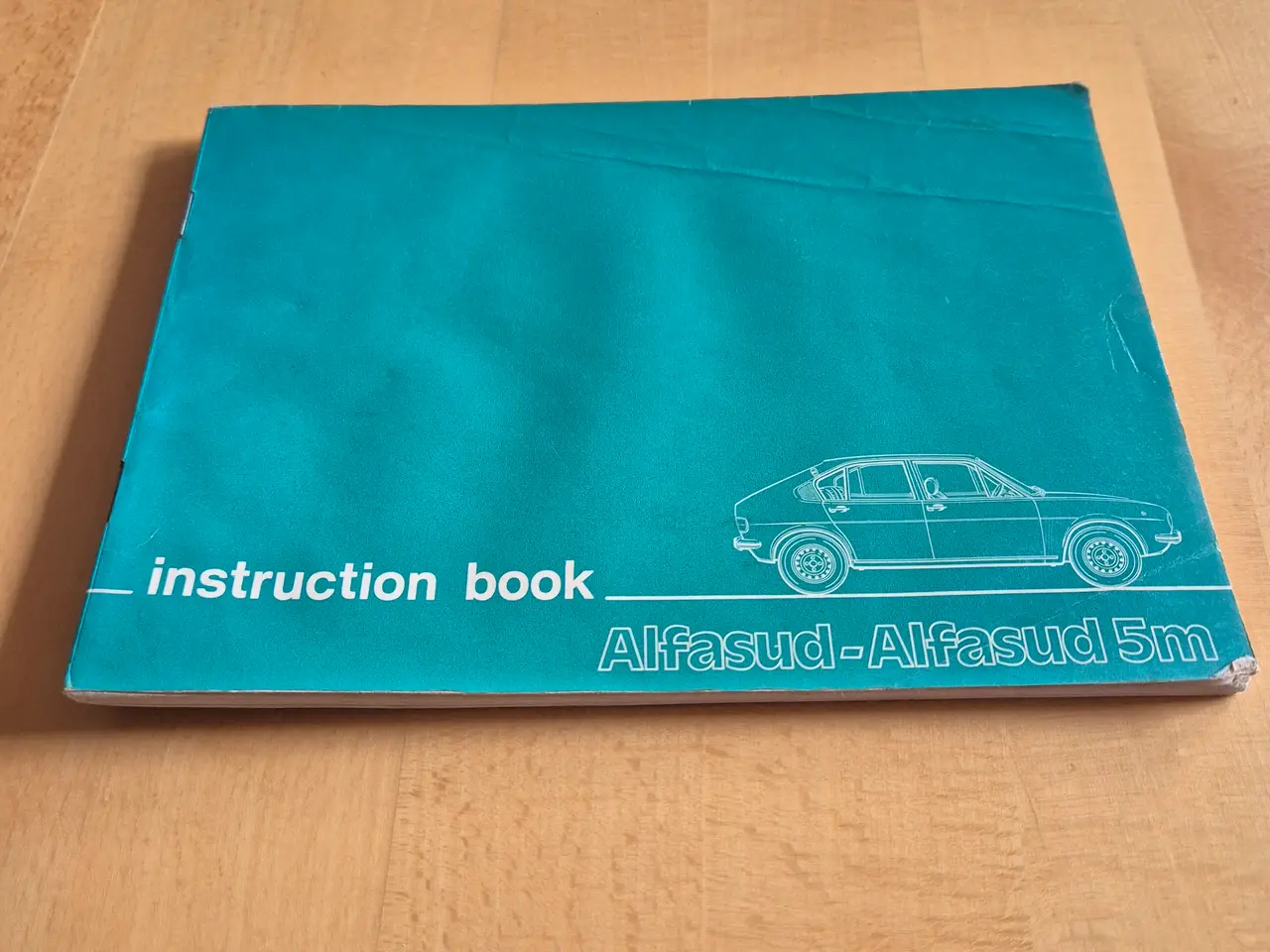 Billede 1 - Instruktionsbog ALFASUD.