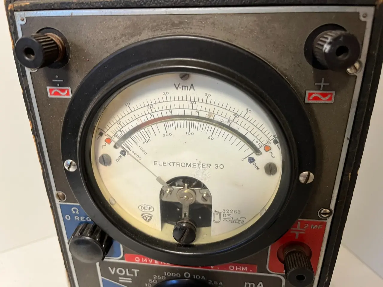 Billede 7 - Vintage DEIF Elektrometer 30 Multimeter Voltmeter